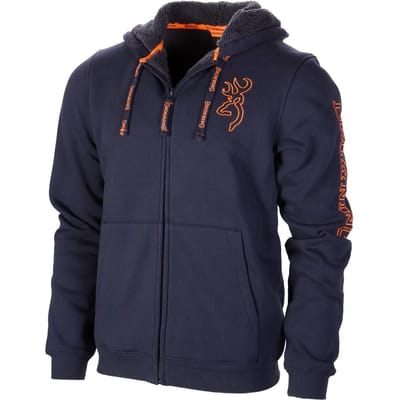 Hooded sweatshirt met rits Browning Snapshot warm