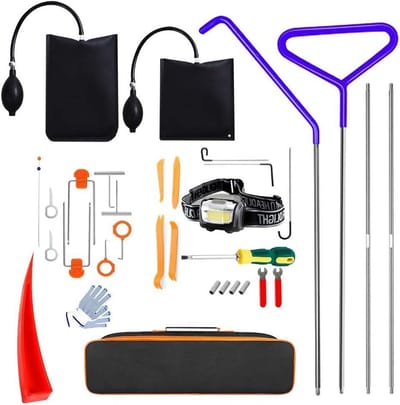 Auto Gereedschap Set - Interieur Verwijderaar - Auto Reparatie - 33 Delig Inclusief Pomp - 1.55 kg - Zwart