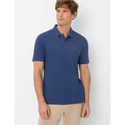 Brax Heren Poloshirt  Style PETE cove, blauw, maat XXXL