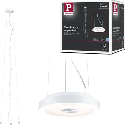 Hangende ophanging Volea Wit, Zilver