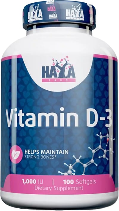 Vitamin D-3 1000 IU - 100 softgels