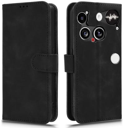Telestore - Mat zwart agenda book case hoesje geschikt voor Nothing Phone 3 5G