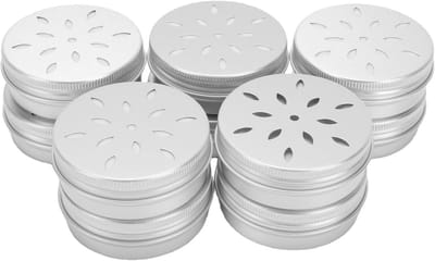 Hondengeur Trainingsblikken - Geurdetectie Kit - Neuswerk Training - Kauwbestendig Aluminium - 10 stuks - Grijs