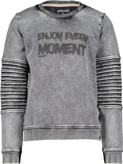 4PRESIDENT Sweater jongens - Black - Maat 74 - Jongens trui
