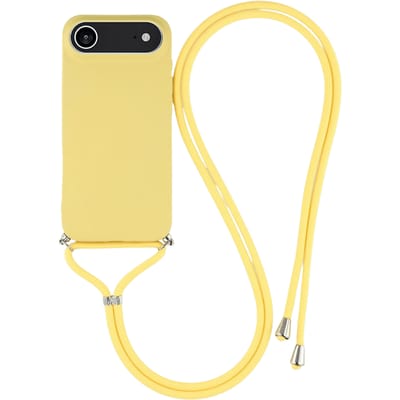 Mocaa Apple iPhone Air Hoesje met Koord Geel