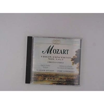 CD ECO, SPIVAKOV, FERRAS; ETC - Mozart;Viool Cons,3,4,5  ROY6421 Duitsland Klassiek Gebruikt
