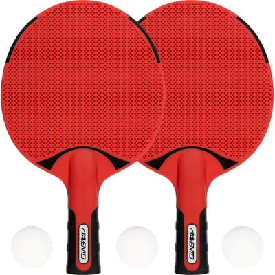 Avento - Outdoor Tafeltennisset - Rood/Zwart