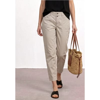 High Waist Barrel Leg broek