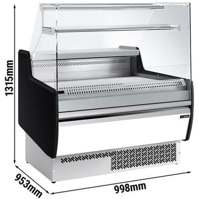 GGM Gastro Kühltheke - 990mm - 1 Ablage - Frontblende Weiß