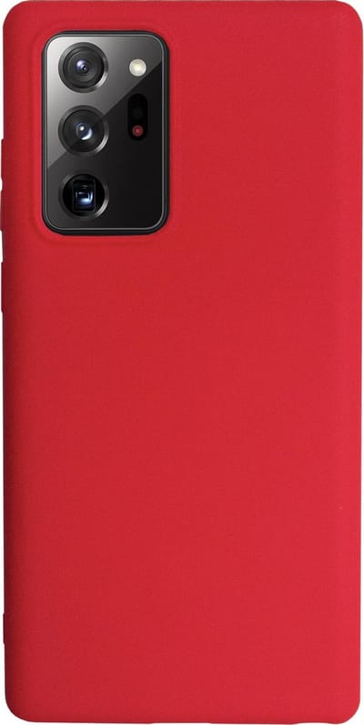 BMAX hoesje geschikt voor Samsung Galaxy Note 20 Ultra / Dun en beschermend telefoonhoesje / Case / Beschermhoesje / Telefoonhoesje / Hard case / Telefoonbescherming - Rood