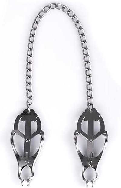Metalen tepelklemmen met ketting