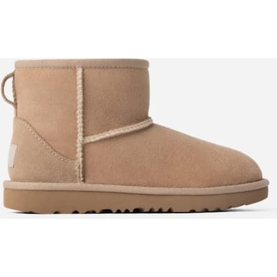 UGG® Classic Mini II-laars voor kinderen  in Beige, Maat 33.5, Dubbelzijdig