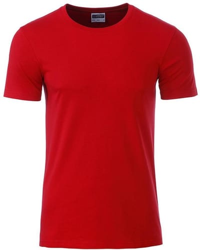 James and Nicholson - Heren Standaard T-Shirt (Rood/Rood)