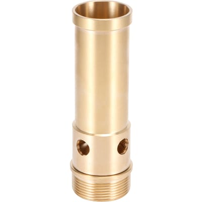 Buse de fontaine en cuivre Tête de pulvérisation Arroseur d'étang pour piscine Musique Rocaille Décoration de fontaine 1,5 pouce DN40 beige
