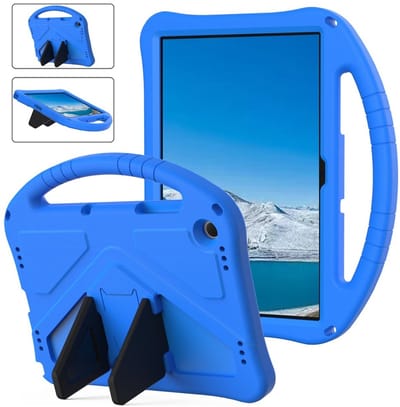 Coverup Tablethoes geschikt voor Samsung Galaxy Tab A11 Plus / Tab A9 Plus Hoesje - ShockProof Kids Case - Blauw