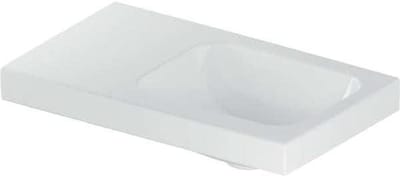 Wastafel fonteintje - Wastafel Fonteintje - Hygiënisch Werken - Planchet Rechts - 58.5D x 19.5B x 43.5H cm - Wit