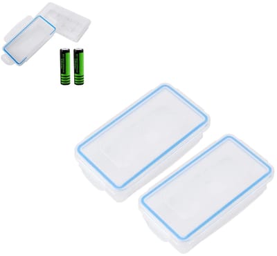 Allecto - Batterij Opbergdoos - Waterdichte Batterijen Protector - Draagbare Batterij Organizer - Compact en Lichtgewicht - Perfect voor Reis en Thuis