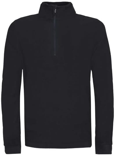 Rock Experience Tempus Fleece Met Halve Rits Zwart S Man