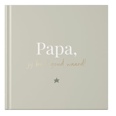 Fyllbooks – Papa, jij bent goud waard – Invulboekje met Quotes