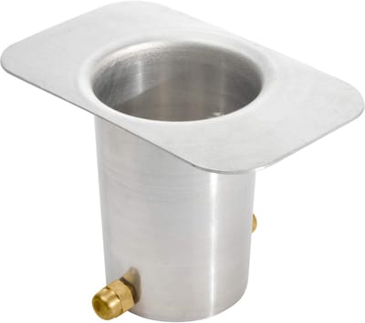 Goot Adapter - Regenketting Installatie - Waterafvoer Optimaliseren - Eenvoudige Montage Zonder Gereedschap - Standaard Formaat - Aluminium