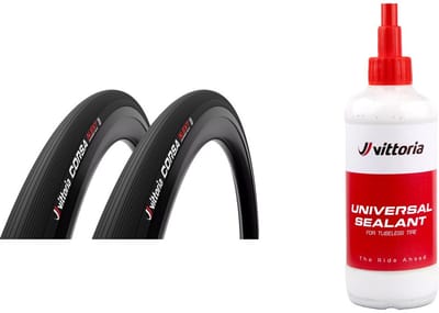 Vittoria 2x Corsa N.ext Tubeless 700c X 28 Racefietsband 80ml Transparant 700C x 28