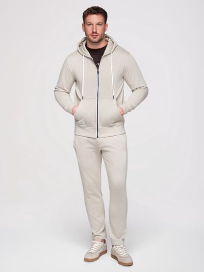 OMBRE Set - Katoen - Lange Mouw - Effen Lichtgrijs M