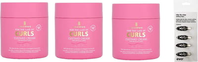 3 x Lee Stafford - For The Love Of Curls - FTLOC Custard Cream + WILLEKEURIG Travel Size