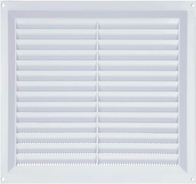 Ventilatierooster - Ontluchtingsrooster - Ventilatie Verbeteren - Geslepen Afwerking - 229 mm x 229 mm - Wit