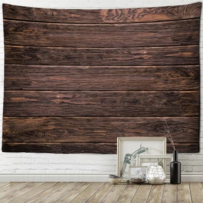 Bakstenen Muurschildering Wandtapijt Wandhanger Steen Hout Retro Boho Psychedelisch Hippie Tapiz Kunst Slaapzaal Huisdecor 230x150cm