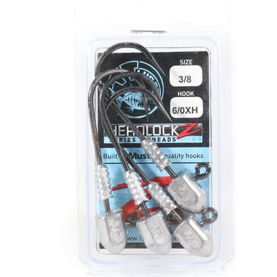 Tackle Tactics TT Headlockz HD Jig Head 3/8 oz 6/0 XH 4/pak (3191)