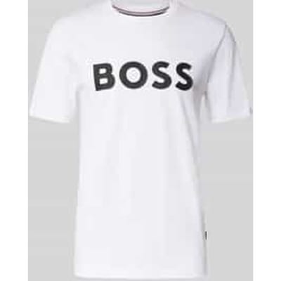 Regular fit T-shirt van puur katoen