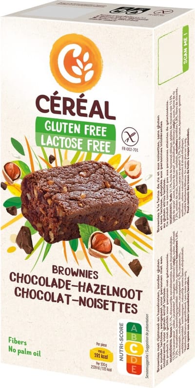Céréal Brownies Chocolade & Hazelnoot - 1 x 150 gr