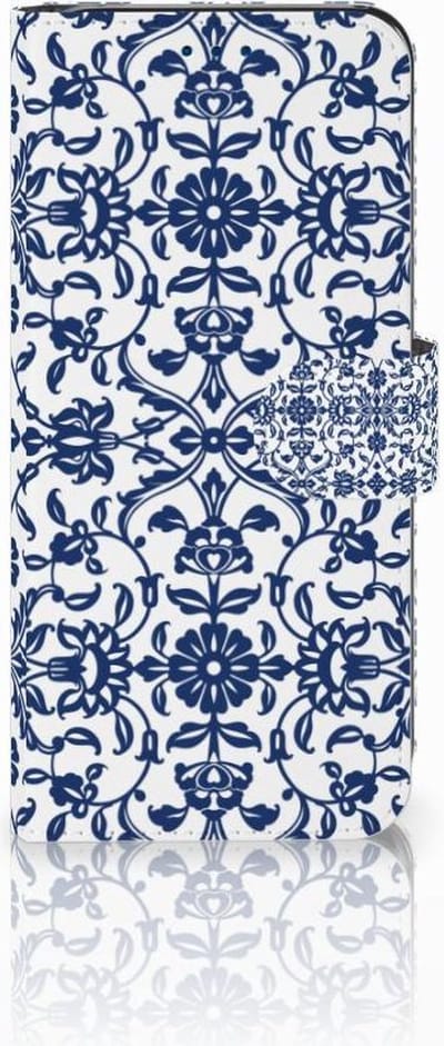 Samsung Galaxy S8 Hoesje Flower Blue