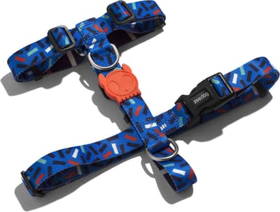 Zee.Dog Atlanta H-Harnas Multi-Color - Hondentuig - L