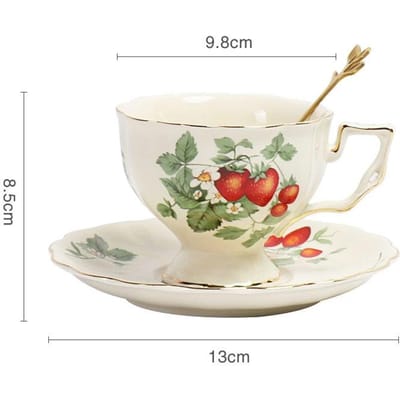 Kop en Schotel Set Optie Complete Set Met Dessertbord Lepel Insectenbeker Theepot Espressokopjes Drinkgerei Europa Keramiek