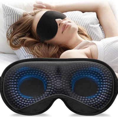 Eye Mask Sleep - Masque de Nuit Femme & Homme - Extra Doux - oogmasker