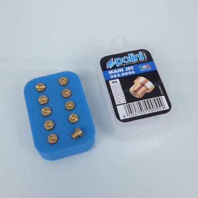 Gicleur principal de carburateur 362.0004 Polini 100 à 118 Dellorto PHVA pour moto