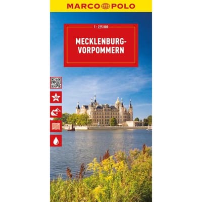 Marco Polo Mecklenburg-Vorpommern 2 - Marco Polo Wegenkaart