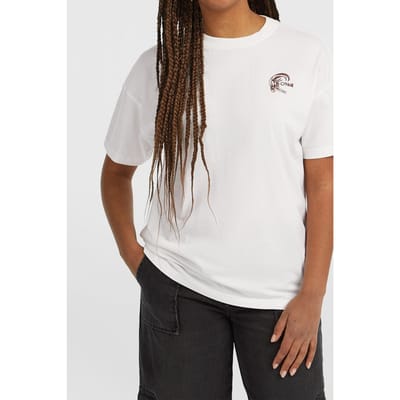 O'Neill O'riginals Back Print T-shirt Snow White Taglia: S | Maglie Sportivi Outlet | Donna | Bianco