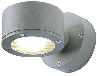 Wandopbouwarmatuur voor buiten | Led spot voor tuin, paden en ingangen | IP44 9W antraciet