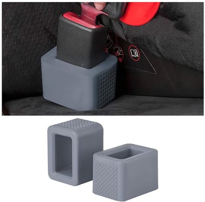 Dailygoods- Autogordelgesp Houder Slijtvaste Kwaliteitssilicone - 2-delige Set - Kindvriendelijk - Flexibel - Antislip - Verhoogt Veiligheid - Gordelhouder