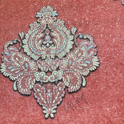 Mozaiek behang hipe Vintage klassiek voelbaar relief 33928-4