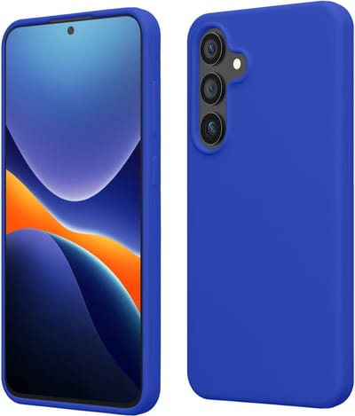 kwmobile telefoonhoesje geschikt voor Samsung Galaxy S24 - Hoesje met siliconen coating - Smartphone case in Baltisch blauw