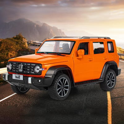 1:32 Tank 300 Explorer Off Road SUV Legering Metaal Diecast Model Auto Interieur Ornament Verzameling Hobby Centraal Bedieningsscherm Cadeau