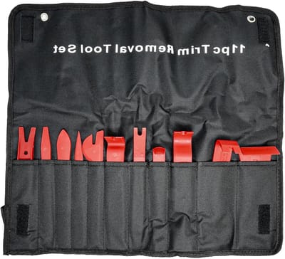 Trimgereedschap Set - Bekledingsgereedschap Auto - Panelen Verwijderen - Niet-kras Materiaal - 11 Stuks - Grijs