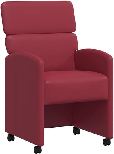 Eetkamerstoelen met wielen - Stoelen voor aan tafel - Comfortabel dineren - Onderhoudsvriendelijk kunstleer