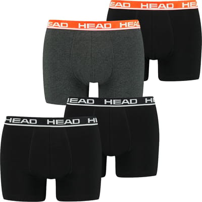 HEAD Heren Boxershorts HEAD BASIC BOXER 4er Pack Veelkleurig S