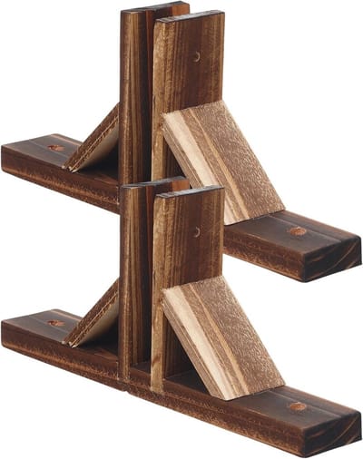2 Pcs Room Divider - Privacy Scherm met Stevige Ondersteuningspoten voor Tuin en Binnengebruik - Houten Scheidingswand en Tuinhek Basis