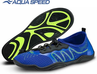 Aqua Speed Waterschoenen Kameleo - Ultiem Comfort en Bescherming - Blauw/Geel 39