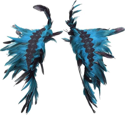 Gothic Veren Cape met Hoge Schouders, Sjaal voor Halloween, Carnavalskostuum en Cosplay Accessoire